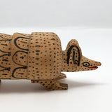 Handmade Mexican Folk Art Wooden Armadillo Attrib. Manuel Jimenez