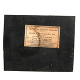 Red Hat on Snowy Street, Antique Painting with Heavy Impasto on Academy Board