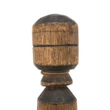 Old Wooden Masher with Whimsically Carved Handle