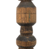 Old Wooden Masher with Whimsically Carved Handle
