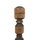 Old Wooden Masher with Whimsically Carved Handle