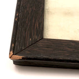 Young Man in Striped Turtleneck with Billowing Pipe Old Watercolor, Framed