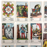 Piatnik & Sohne c. 1900 “Sehr Feine Aufschlagkarten” Fortune Telling Cards, Complete Deck