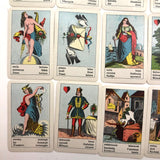 Piatnik & Sohne c. 1900 “Sehr Feine Aufschlagkarten” Fortune Telling Cards, Complete Deck