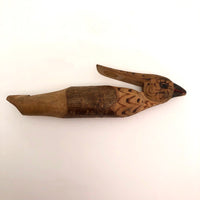 Bird Shaped Wooden Whistle with Mechanical Beak