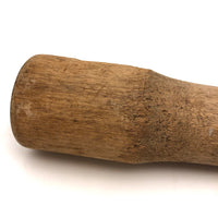 Old Wooden Masher with Whimsically Carved Handle