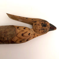 Bird Shaped Wooden Whistle with Mechanical Beak