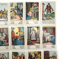 Piatnik & Sohne c. 1900 “Sehr Feine Aufschlagkarten” Fortune Telling Cards, Complete Deck