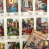Piatnik & Sohne c. 1900 “Sehr Feine Aufschlagkarten” Fortune Telling Cards, Complete Deck