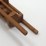 Large Architectural Carved Wooden Whimsy Tower