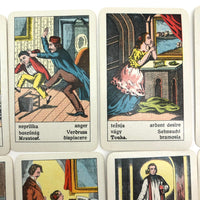 Piatnik & Sohne c. 1900 “Sehr Feine Aufschlagkarten” Fortune Telling Cards, Complete Deck