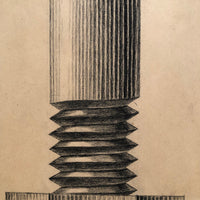 H.A Brown Large Graphite Industrial Design Renderings - SOLD INDIVIDUALLY
