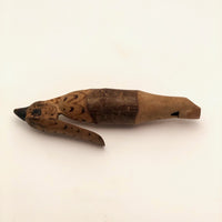 Bird Shaped Wooden Whistle with Mechanical Beak
