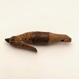 Bird Shaped Wooden Whistle with Mechanical Beak