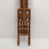 Large Architectural Carved Wooden Whimsy Tower