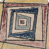 Walter Addison Mid-Century Pottery Trivet: Squares in Squares