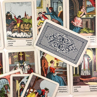 Piatnik & Sohne c. 1900 “Sehr Feine Aufschlagkarten” Fortune Telling Cards, Complete Deck