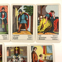 Piatnik & Sohne c. 1900 “Sehr Feine Aufschlagkarten” Fortune Telling Cards, Complete Deck