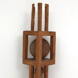 Large Architectural Carved Wooden Whimsy Tower