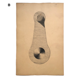 H.A Brown Large Graphite Industrial Design Renderings - SOLD INDIVIDUALLY