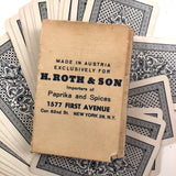 Piatnik & Sohne c. 1900 “Sehr Feine Aufschlagkarten” Fortune Telling Cards, Complete Deck