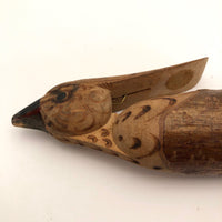 Bird Shaped Wooden Whistle with Mechanical Beak