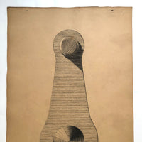 H.A Brown Large Graphite Industrial Design Renderings - SOLD INDIVIDUALLY