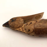 Bird Shaped Wooden Whistle with Mechanical Beak