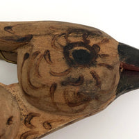 Bird Shaped Wooden Whistle with Mechanical Beak