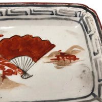 Pair of Small Hand-painted Japanese Porcelain Trays