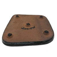 Walter Addison Mid-Century Pottery Trivet: Squares in Squares