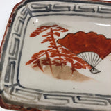 Pair of Small Hand-painted Japanese Porcelain Trays