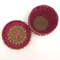 Striking Wabanaki MicMac Lidded Splint and Sweetgrass Porcupine Curl Basket-reserved for JE