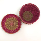 Striking Wabanaki MicMac Lidded Splint and Sweetgrass Porcupine Curl Basket-reserved for JE