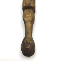 Gold Painted Finely Carved Two Balls in Cage Rattle Whimsy