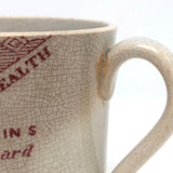 Benjamin Franklin Poor Richard's Maxims 19th Century Pearlware Child's Cup