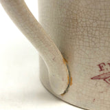 Benjamin Franklin Poor Richard's Maxims 19th Century Pearlware Child's Cup