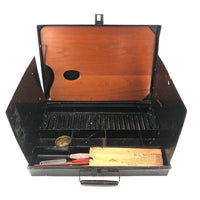 Antique Portable Metal Painter's Box with Palette, 1884 Patent