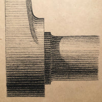 H.A Brown Large Graphite Industrial Design Renderings - SOLD INDIVIDUALLY