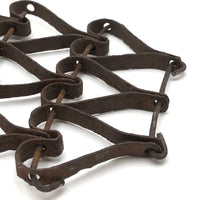 Antique Iron Hearts Mat Fragment