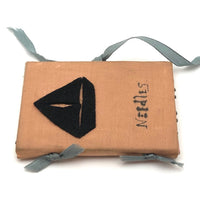 Old Handmade Needle Book with Sail Boat