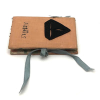 Old Handmade Needle Book with Sail Boat