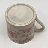 Benjamin Franklin Poor Richard's Maxims 19th Century Pearlware Child's Cup