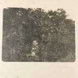 Leaf Woman! Antique Real Photo Postcard
