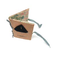 Old Handmade Needle Book with Sail Boat