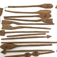 Victor Gordon's Hand-carved Wooden Jackstraws in Double Sided Slide Top Box