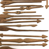 Victor Gordon's Hand-carved Wooden Jackstraws in Double Sided Slide Top Box