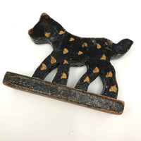 Great Old Folk Art Spotted Dog, Or Is It A Horse?