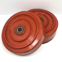 Extra Large Antique Burmese Kun-It Lacquer Betel Box, 10 Inches Tall and Wide