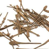 Victor Gordon's Hand-carved Wooden Jackstraws in Double Sided Slide Top Box